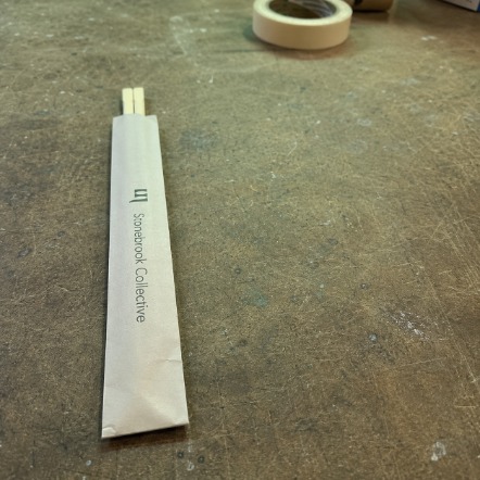 Branded chopsticks with logo