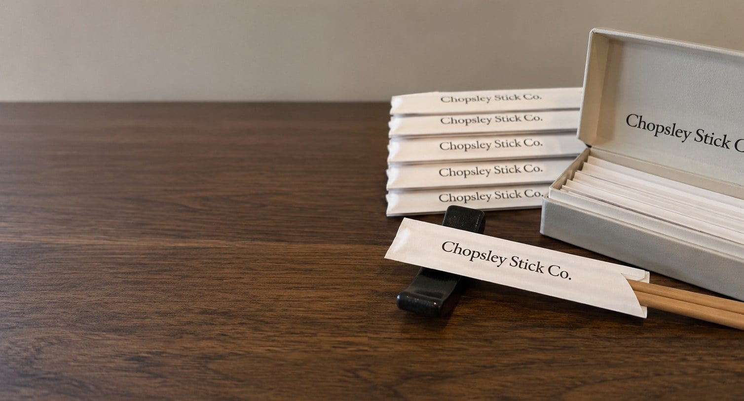 Custom printed chopsticks with logo