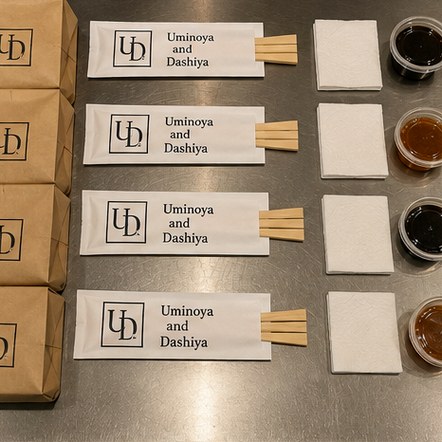 Customized chopsticks for takeout and ghost kitchens