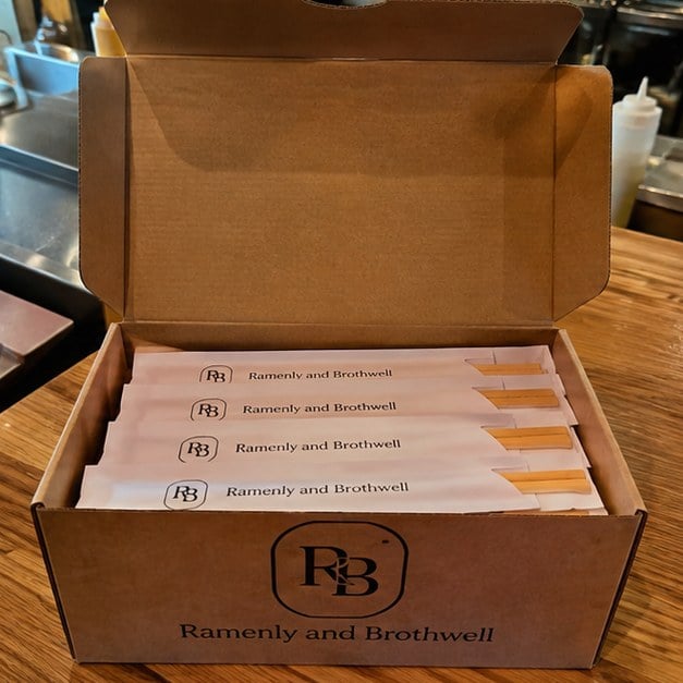 Personalized chopsticks — customer photo